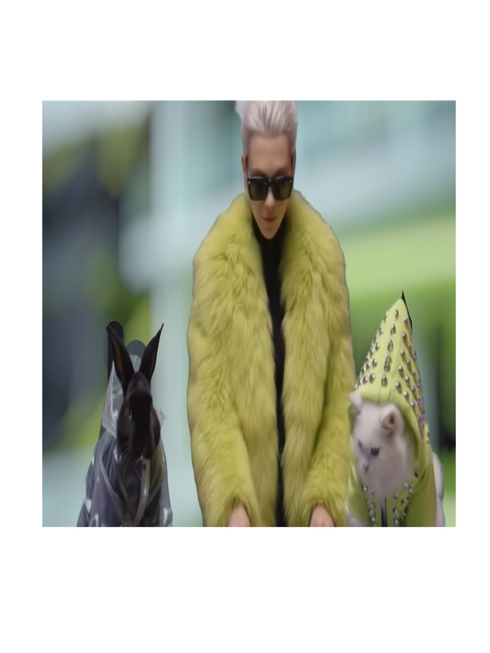Luxury Lime Green Fashion digital art  Poster - Unbranded